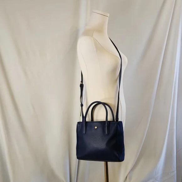 🍀🍒 LC Lauren Conrad Blue Crossbody - Picture 1 of 2